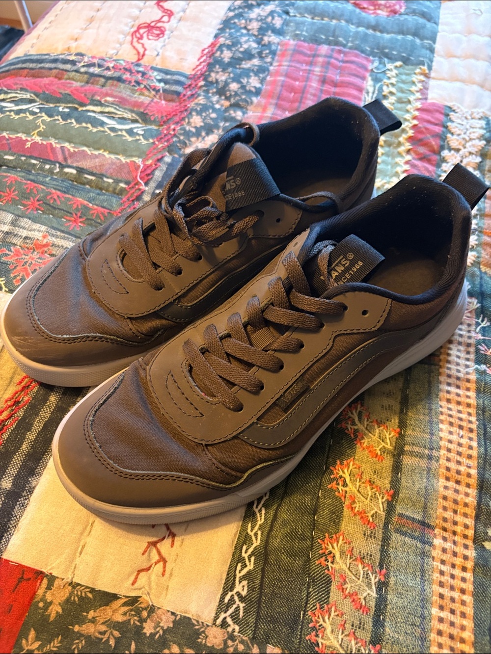 Men's Van’s Brown Casual Lace-Up Shoes